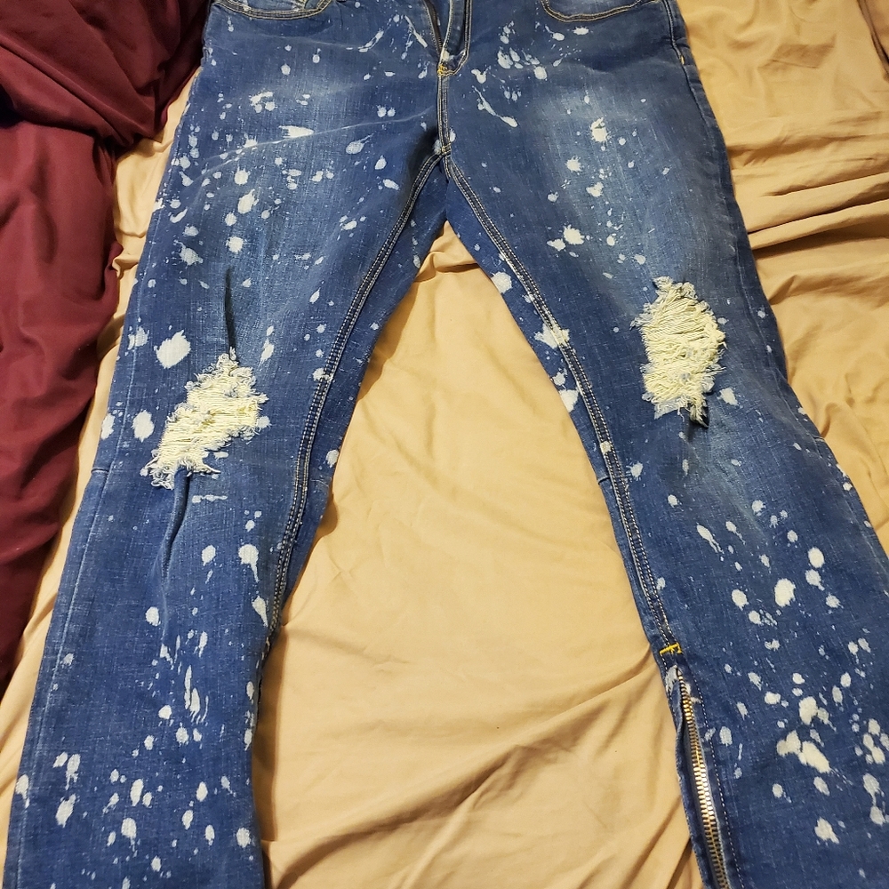 Splash Painting Denim